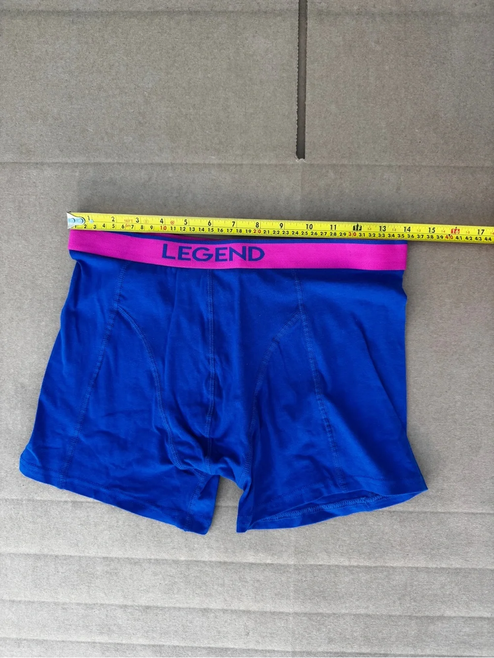 Legend Men’s Large Boxer Briefs 2-Pack Blue Pink New Without Tags